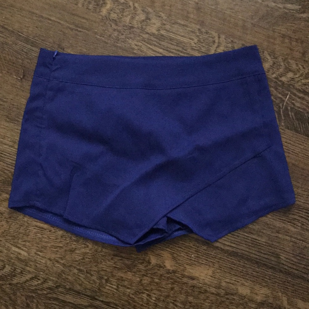Boutique Navy Blue Envelope Skort